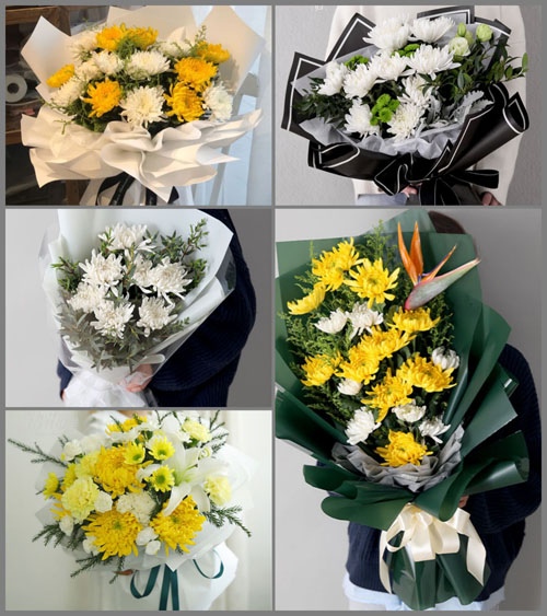 江苏淮安淮安区淮城镇白事花束代送